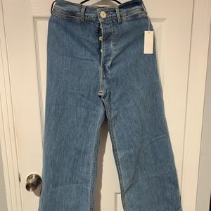 Jesse Kamm Light Blue American Denim Sailor Pants